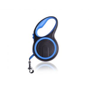 Laisse T&eacute;lescopique Automatique Pour Chien 5 M, 50 Kg, Corde D'ext&eacute;rieur Avec Poign&eacute;e Ergonomique - Neuf