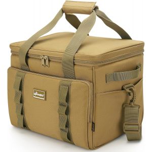 Asfasfq-Sac Isotherme Glaciere Souple Isotherme Repas, 24l Portatif Et Pliable Sac Pique Nique & Picnic Isotherme Avec Bandoulière, Pour Plage, Camping, Courses, Lunch Bag - Neuf