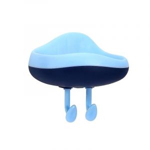 Nuage forme murale suspendue drain boîte à savon ménage toilette gratuit poinçonnage dessin animé créatif avec crochet (bl - Neuf