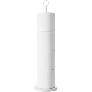 KALANKA-Porte-rouleau de papier toilette autonome (avec fonction réserve), support en acier inoxydable pour rangement de rouleaux de papier toilette - Neuf