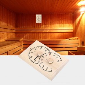 HJLIAN Thermometre et hygrometre numerique pour sauna - Neuf