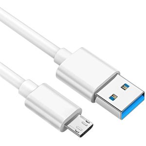 Câble de charge compatible avec SteelSeries Arctis 7 (édition 2019), Arctis 7P, Arctis 9 Arctis 9X, Arctis 3, Arctis 1, Arctis Pro (blanc, 5 ft) - Neuf
