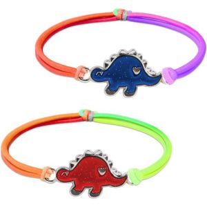 Eryi-Bracelets D'humeur Pour Enfants, Bracelet D'ambiance Change De Couleur Pour Fille Avec Pendentif Cheval, Bracelet De Cheval De Couleur Arc-En-Ciel, Pour Cadeau Anniversaire De Fête - Neuf