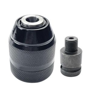 3/8-24UNF Filetage 0,8 mm-10 mm Adaptateur de mandrin de perceuse à métal adapté à la perceuse à main Marteau électrique / Perceuse à percussion électrique A - Neuf