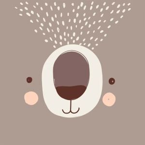 Housse De Couette + 1 Taie 140 X 200 Cm I Am A Ourson - Neuf