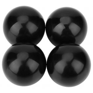 Bouton à bille à poignée ronde fileté noir M12 de 40 mm pour machines-outils (paquet de 6) - Neuf