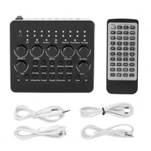 Carte son USB pour telephone portable, ordinateur, prise en charge de la chanson Live K pour la fonction Bluetooth V10 - Neuf