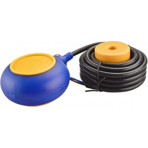 Nouveau produit,interrupteur à flotteur rond avec câble de 4 m,contrôleur de niveau d'eau pour réservoir d'eau,pompe de puisard - Neuf