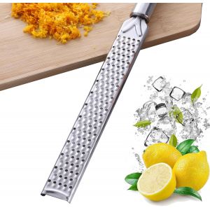 Peeler À Fruits En Acier Inoxydable Outil Professionnel De Pelure Au Citron Orange,Râpe À Cuisine-Citron,Fromage,Parmesan,Ail,Gingembre(Stil) - Neuf