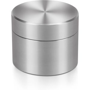 Petite Boite Hermetique Metal,Boite Hermetique,Pot En Acier Inoxydable Avec Couvercle,Pot À Thé,Mini Boîte Portable Pour La Maison Le Bureau Le Stockage De Pilules D'herbes Et D'épices(1 X M) - Neuf