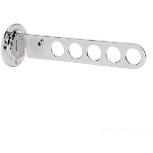 LETNERNY-Cintre &Agrave; V&ecirc;tements Mural Pliant 5 Trous, Support De Cintre Mural, Porte Manteau Acier Inoxydable Accroche Murale V&ecirc;tement Crochet Porte-Serviette Mural 90&deg; Pliant Porte-Cintre Pour Chambre B - Neuf