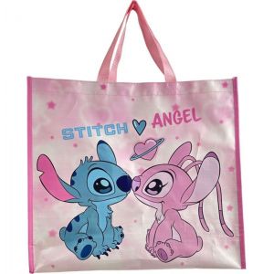 Sac Cabas Disney ¿ Stitch & Angel (Pp 45×40×20 Cm) - Neuf