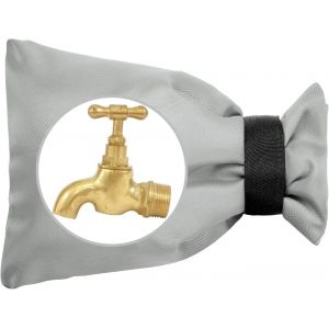 Couvercle Antigel Pour Robinet,Housse Imperméable Pour L'extérieur Et Jardin,Protection Contre Le Gel En Hiver,20cm X 15cm (Gris) - Neuf