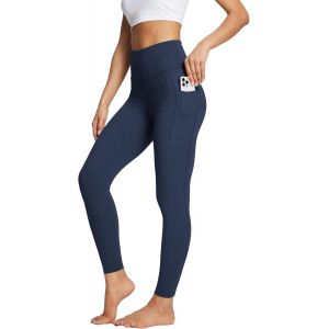 Legging De Sport Pour Femme Avec Poches - Pantalon De Yoga Pour Femme - Taille Haute - Doux Et Respirant - Streetwear 7/8 - Legging De Yoga - Neuf