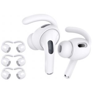 Embouts d'oreille en silicone pour AirPods Pro - 3 paires, blancs - Neuf