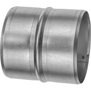 Raccord de tuyau en acier galvanisé 120 mm - Rallonge ronde de conduit d'aération - Raccord de tuyau en métal - Raccord de tuyau galvanisé - Neuf