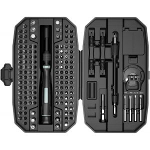 (Noir)152, 1 Jeu De Tournevis De Précision, Mini Trousse À Outils, Magnétique Outils De Réparation Avec Torx Triangle Bits Etc, Pour Iphone, Switch, Ps4, Ps5, Des Lunettes, Des Montres, Des Pc - Neuf