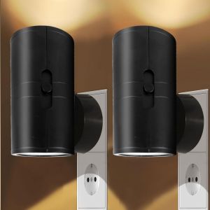 Meimie-Lot De 2 Veilleuses Led, Veilleuses Led, Veilleuse Prise Electrique, Prise Electrique Avec Commande Tactile, Veilleuse Plug And Play Pour Cuisine, Couloir, Escalier, Salon - Neuf