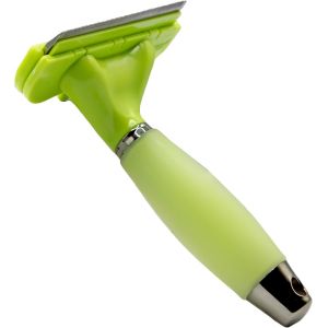 Jgd-Azk Brosse De Toilettage Pour Chiens Et Chats Avec Poign&eacute;e En Gel &iquest; R&eacute;duit La Perte De Poils | Brosse Professionnelle Pour Chien Avec Peigne En Acier Inoxydable Pour Enlever Les Poils Courts, Moy - Neuf