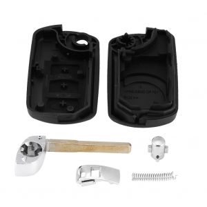 Etui de cle de telecommande de voiture 3 boutons avec lame non coupee pour Range Rover LR3 2005-2009 - Neuf