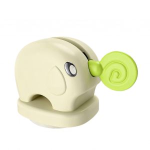 Presse-Tubes De Dentifrice En Forme D'&eacute;l&eacute;phant, Distributeur Manuel, Support R&eacute;utilisable En Abs, 10,3 X 6 X 6 Cm, Vert - Neuf