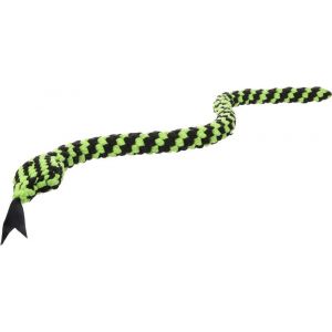 ERYI-- Jouet Flocco Serpent En Corde Xxl - Idéal Pour Labrador, Berger Allemand, Golden Retriever Et Boxer - Vert, 95 Cm - Neuf