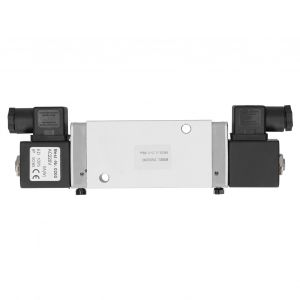 XYONG Electrovanne 2 positions 5 voies a commande electronique, fournitures industrielles G1/4 po 2636200AC 220 V - Neuf