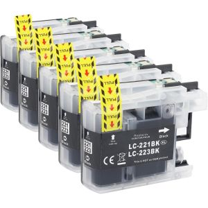 Lc223 Cartouches D'Impression Noires Compatibles Pour Brother 223Xl Lc223Xl Compatibles Avec Dcp-J4120Dw Mfc-J4420Dw Mfc-J4620Dw Mfc-J4625Dw Mfc-J480Dw Mfc-J5320Dw Dcp-J562Dw Mfc-J[ENC945410] - Neuf