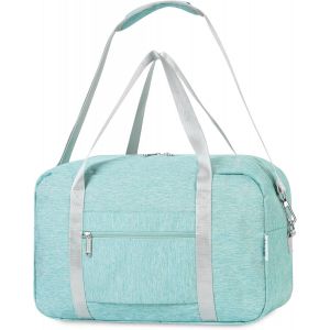 KALANKA-pour Sac de Voyage Avion Ryanair 40X20X25 Bagages à Main Pliable Bagages Sac Cabine sous Le Siège pour Femme et Homme 20L (Vert Menthe) - Neuf