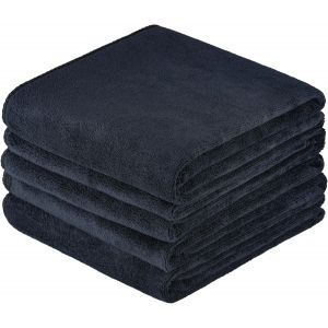 Kalanka-4 Pack Serviette Sport Musculation, 75 X 35cm Serviette Microfibre Pour Hommes Et Femmes, Serviette Salle De Sport Douce Pour La Peau, Super M&egrave;che Et S&eacute;chage Rapide, Towel Pour Voyages Yoga - Neuf