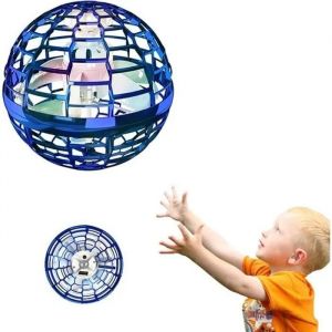 Jouet volant pour enfants - ZGEER - Boule magique volante - Contrôle à la main - Bleu - 3 ans et plus - Neuf