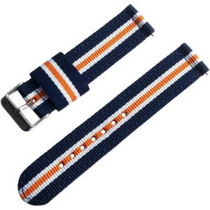 KAL-- Deux Pi&egrave;ces Unisexes En Toile Comme Le Bracelet De Montre Nato-G10 Avec Fermoir M&eacute;tallique En Acier Inoxydable &Eacute;galement Pour Smartwatch - Neuf