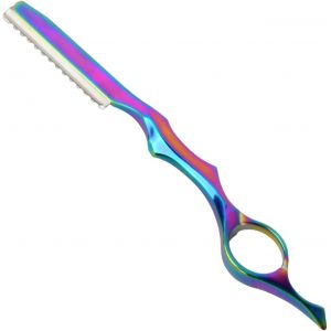 Rasoir De Coiffure, Rasoir De Coupe Cheveux Texturisant, Rasoir Amincissant Pour Barbier, Rasoir &Agrave; Effiler Couche Coupe Rasoir Peigne Acier Pour La Maison Pour Le Salon - Neuf