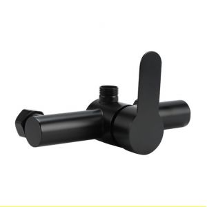 Robinet mitigeur en acier inoxydable Robinet de douche noir - Neuf