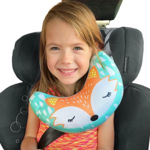 Kaleidoscope-Protège-Tête Et Ceinture De Sécurité Pour Enfants En Voiture - Repose-Tête Et Coussin De Ceinture Combinés - Coussin De Cou Pour Enfant - Voyagez Confortablement Et En Sécurité[Q162] - Neuf