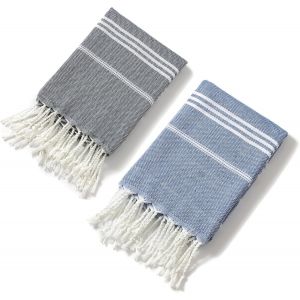 Kalanka-Grande Serviette De Plage, Serviette Turque À Séchage Rapide, Coton Recyclé Serviette, 180x80cm Serviette Piscine, Pour Sauna, Yoga, Spa - Neuf