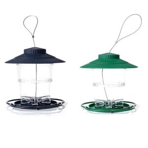 Mangeoire à oiseaux suspendue pour jardin extérieur avec crochet anti-écureuil et mangeoire à colibris - Neuf