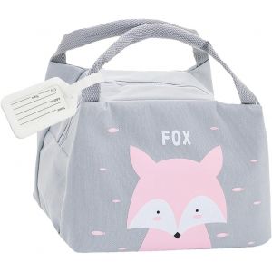 Sac Isotherme Repas Enfant Fille, Sac À Lunch Isolé, Panier Repas Enfant, Grande Capacité Lunch Bag, Sac À Lunch Enfants, Avec 1 Etiquettes Pour Bagage, Avec Etiquettes Pour Bagages Et De Voyage, Gri - Neuf