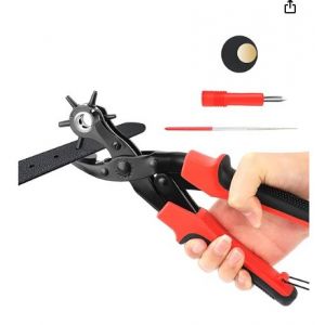 Pince &agrave; perforer pour ceintures et cuir | Perforatrice ronde pour projets de bricolage | 2-4,5 mm - Neuf