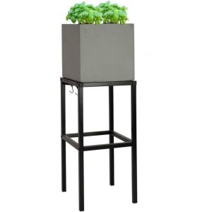 Letnerny-Elevate Jardinière Surélevée 60 X 44 Cm Pour Jardin, Terrasse Et Balcon - En Acier Inoxydable Revêtu Par Pulvérisation - Inoxydable - Qualité Supérieure - Résistant Au Gel - Neuf