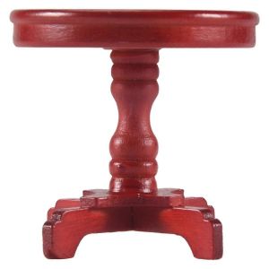 1/12 maison de poup&eacute;e Meubles en bois Table ronde miniature - Neuf