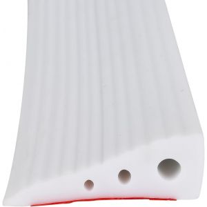 Bande de porte de transition de 100 cm-Largeur : 6 cm-Hauteur : 2 cm-Bandes autocollantes pour bordure de tapis-Convient pour la transition des seuils (blanc) - Neuf