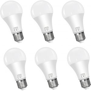 Lot De 6 Ampoule Led E27 12w Blanc Neutre 4000k, &Eacute;quivalent 100w Incandescence, 1200lm, Ampoule Edison A60 Gros Culot &Agrave; Vis, Ac 175v-265v, No Dimmable, Pour Le Lampadaire, L'applique Murale - Neuf