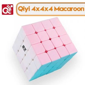 Qiyi Neon Series Magique Vignoble Makaron Puzzle Jouet de décompression Pyraminx - Type Qiyi 4x4x4 Macaroon - Neuf