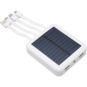 Chargeur Solaire,Banque D'&eacute;nergie Solaire &eacute;tanche de Grande capacit&eacute; de 20 000 MAh 2 Ports USB Port Micro-USB USB C Banque D'&eacute;nergie Solaire Portable pour Les Activit&eacute;s de Plein - Neuf