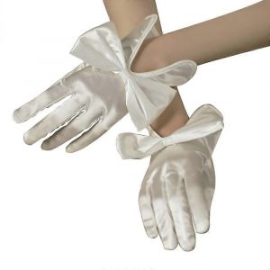 Satin Poignet Longueur Extensible &Eacute;l&eacute;gant Gants Pour L'op&eacute;ra, Soir&eacute;e Cosplay De Mari&eacute;e Accessoires De Mari&eacute;e, Diverses Tailles - Neuf