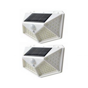 Applique Murale Solaire Ext&eacute;rieure &Agrave; D&eacute;tecteur De Mouvement Avec Led Et Conception &Eacute;tanche - Neuf