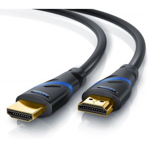 ERYI-Csl - 4M Câble Hdmi 2.0B Uhd 4K @60Hz 18 Gbits - Ethernet Haut Debit - Hdmi 2.0B 2.0A 2.0 1.4A - 4K Ultra Hd 2160P Fullhd 1080P - 3D Arc Et Cec - Triple Blindé - Revêtement En Pvc Noir - Neuf