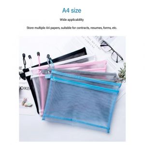 Lot De 10 Sacs En Maille À Fermeture Éclair Résistants Aux Déchirures Double - Neuf