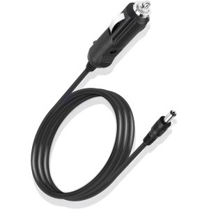 Aer-Câble Allume-Cigare De Voiture 12 V 3a Dc, 5,5 X 2,1 Mm Vers Chargeur De Voiture, Câble D'alimentation, Rallonge D'alimentation Automatique Pour Dvr De Voiture, Caméra, Gps, Cctv (1,8 M) - Neuf